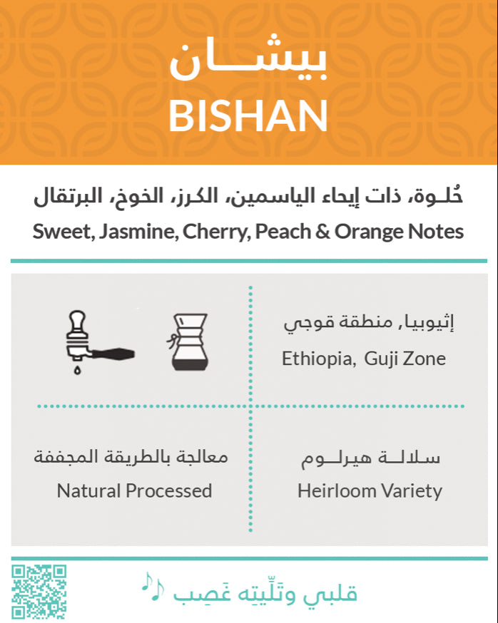 Kiffa Ethiopia Guji Bishan 250g - اثيوبيا بيشان