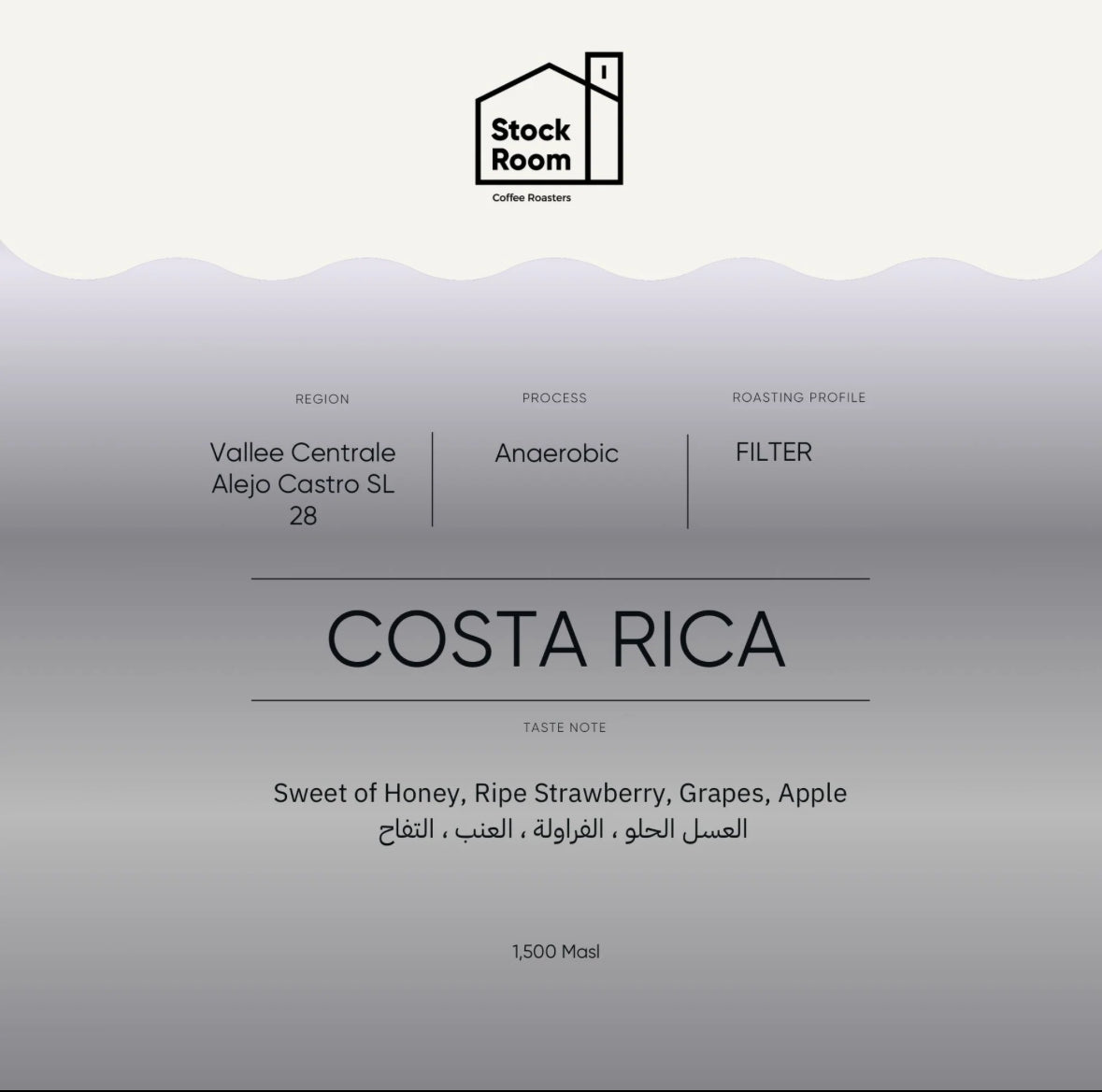 StockRoom Costa Rica Alejo Castro SL 28 250g ( Filter )