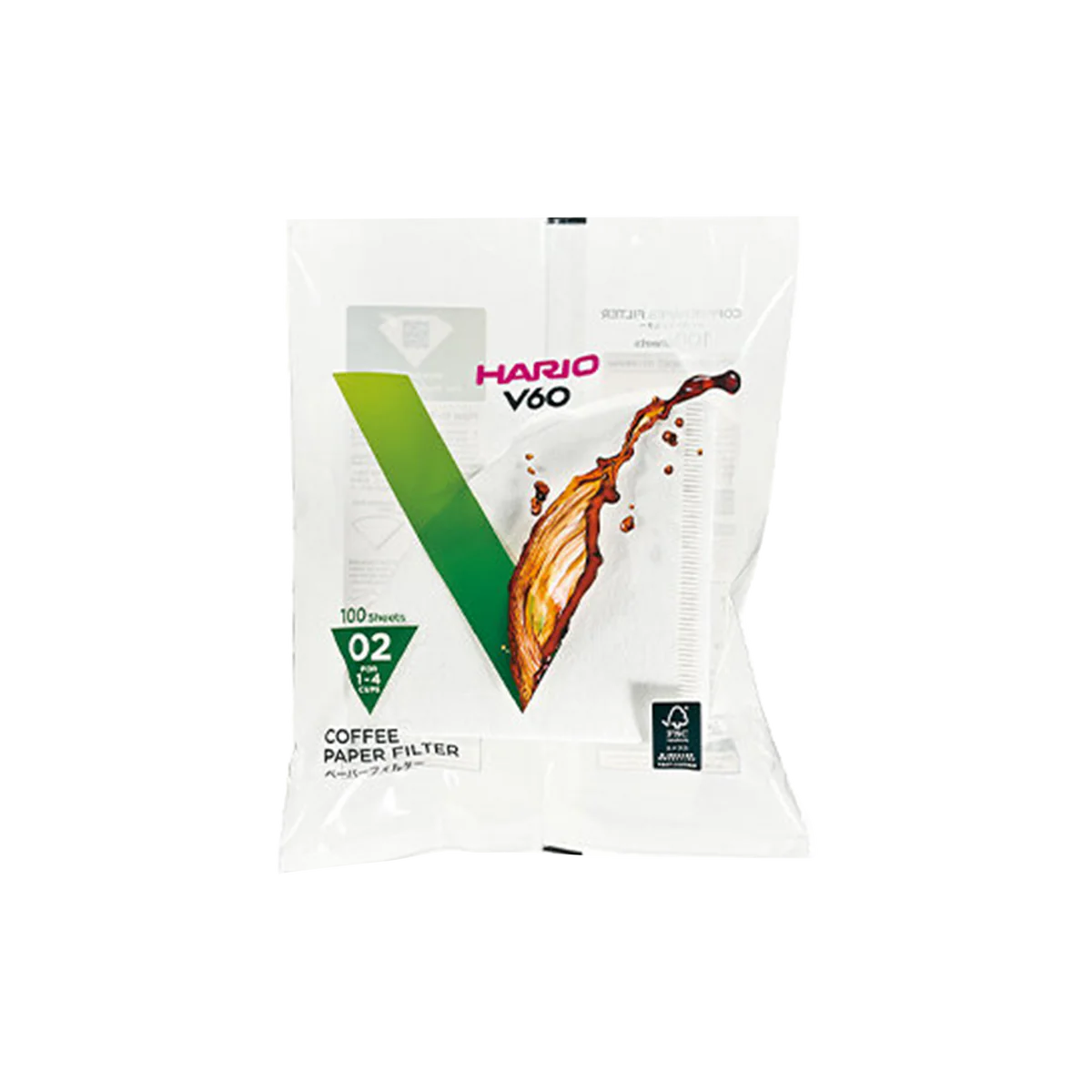 Hario - V60 Paper Filters 02 100pcs - White