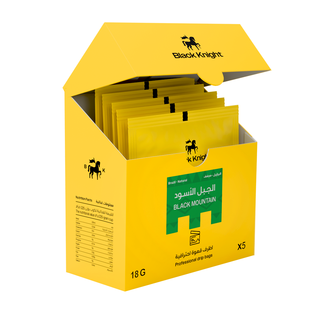 BlackKnight Drip Coffee - أظرف قهوة الجبل الأسود