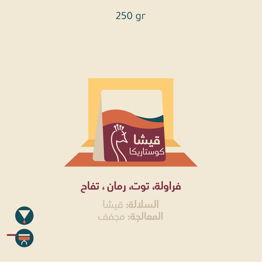 Peacock - Gisha CostaRica 250g - قيشا كوستاريكا