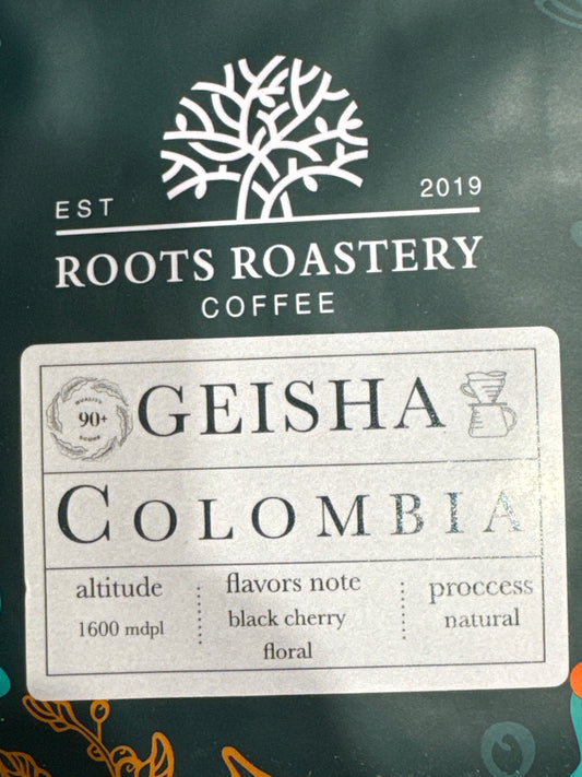Roots - colombia geisha Marcela 250g - كولومبيا قيشا مجففة