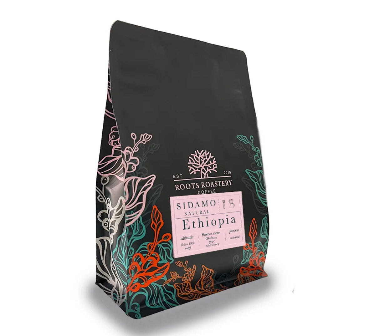 Roots - Ethiopia Sidamo Natural - اثيوبيا سيدامو مجففة