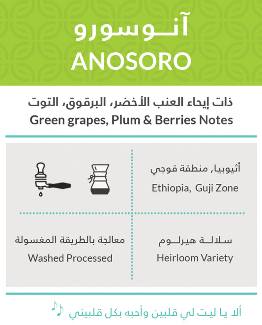 Kiffa Ethiopia Anosoro 250g  - آنوسورو