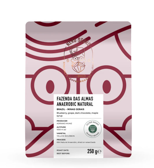 Nero -  BRAZIL Das Almas Natural Anaerobic - Minas Gerais 250g ( Espresso )