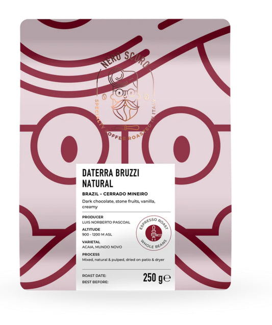 Nero - BRAZIL Daterra Bruzzi Natural, Boa Vista Farm - Cerrado Mineiro 250g ( Espresso )