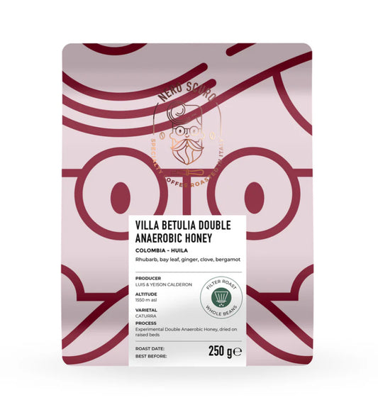 Nero - COLOMBIA Villa Betulia Experimental Double Anaerobic Honey - Huila 250g ( Filter )