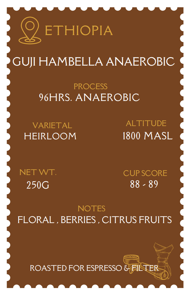 NAS - ETHIOPIA Guji Hambella Anaerobic 250G