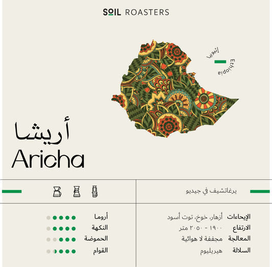 سويل اثيوبيا اريشا لاهوائي - Soil Ethiopia Aricha  (250g)