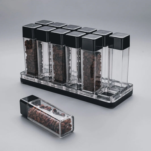 Normcore – 12 TUBES COFFEE BEAN CELLARS WITH STAND