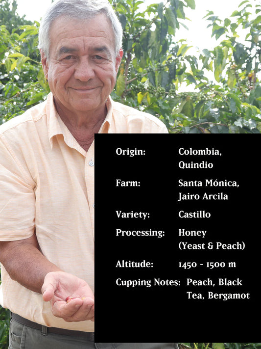MVSM - JAIRO ARCILA PEACH COLOMBIA HONEY (YEAST / PEACH) ( Omni ) 250G