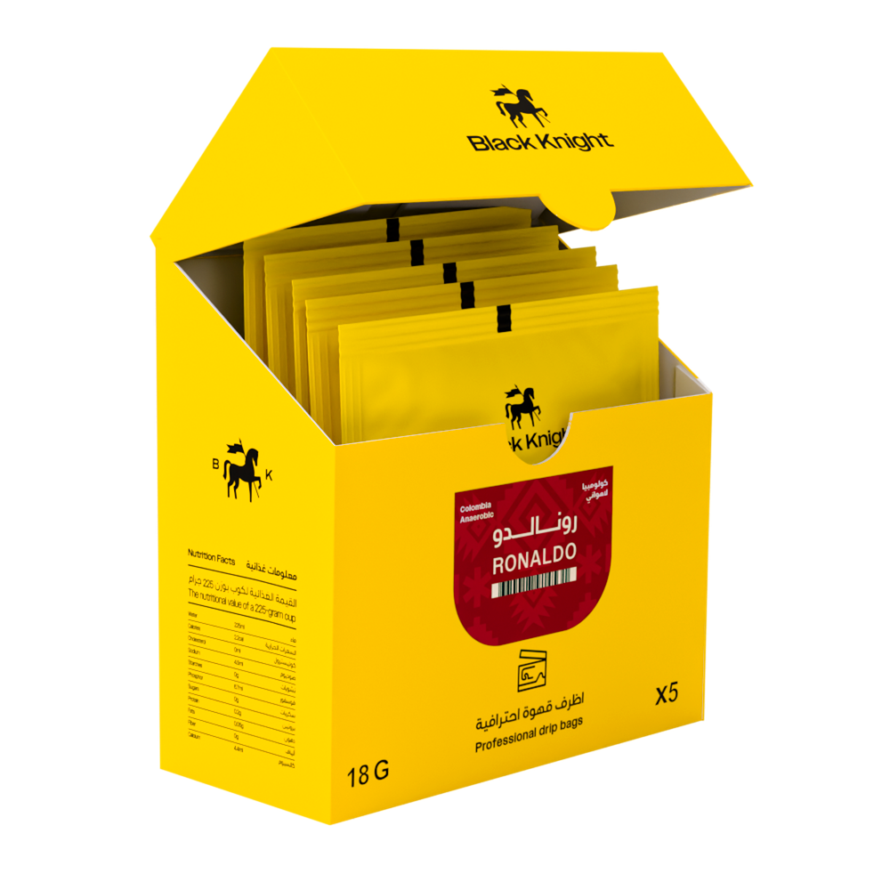 BlackKnight Drip Coffee  - أظرف قهوة رونالدو