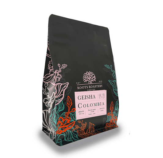 Roots - colombia geisha Marcela 250g - كولومبيا قيشا مجففة